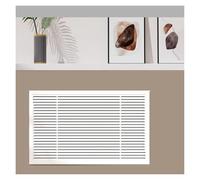 Cubierta de ventilación de rejilla de filtro aire retorno, cubiertas de campana de ventilación de rejilla de retorno con persianas, parrilla cubierta ventilación HVAC(41x61cm/16x24in)