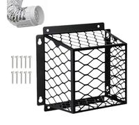 Cubierta De Ventilación De Secador Exterior - Acero Galvanizado 7x7x5in | Protector De Escape De Bird Guard | Funda Protectora Resistente Al Desgaste | Para Ventilaciones De Secadora De 3 A 4 Pulgadas