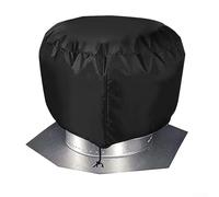 Cubierta de ventilación de techo de turbina, resistente a la intemperie, para turbinas de 12 y 20 pulgadas, protector de tela Oxford con base elástica, viento/polvo/(B)