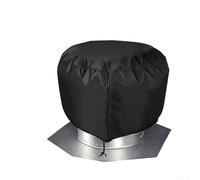 Cubierta de ventilación de turbina resistente a la intemperie de gran tamaño, tela Oxford resistente que protege las rejillas de ventilación del techo de Nature's Fury (A)