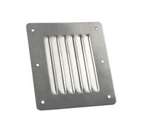 Cubierta de ventilación de yate de acero inoxidable 316 - Toma de aire marina para barcos y buques pesqueros | Hoja de ventilación duradera para protección del puente del motor | Hardwa