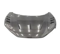 Cubierta de ventilación del capó del motor del parachoques delantero de fibra de carbono real compatible con Audi R8 2016-2019(Double-sided carbon)