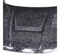 Cubierta de ventilación del capó delantero del motor de fibra de carbono forjada real compatible con Audi TT TTS TTRS MK3 2015 2016 2017 2018 2019 2020(Forged Carbon Fiber)