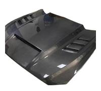 Cubierta de ventilación del capó delantero del motor de fibra de carbono real compatible con Mustang 2015, 2016, 2017, 2018, 2019, 2020, 2021 y 2022.(2015-2017)