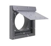 Cubierta de ventilación exterior para secadora, protector de acero inoxidable de 4 pulgadas, cubierta de máxima eficiencia de flujo de aire, para mantenimiento de ventilación de edificios de pared de