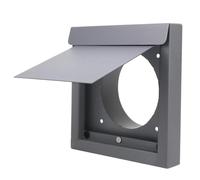 Cubierta de ventilación exterior para secadora, protector de acero inoxidable de 4 pulgadas, salida de campana de ventilación de pared exterior, para mantenimiento de ventilación de edificios de pared