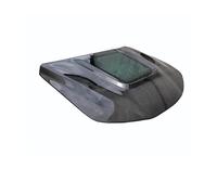 Cubierta de ventilación for capó Delantero de Motor de Coche, Fibra de Carbono Real, Compatible con Alfa Romeo Giulia 2015, 2016, 2017, 2018, 2019, 2020, 2021