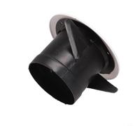 Cubierta de ventilación interior de pared y techo con rejilla ajustable ABS diseñada para su uso con sistemas de escape y ventilador de tubería (75 mm)