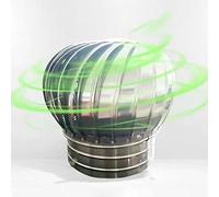 Cubierta de ventilación para cocina de restaurante, ventilador de turbina para techo de HVAC, para chimeneas, áticos y cobertizos, escape de secadora impermeable y antipájaros (tamaño: 200 mm/7,9 pu