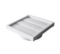 Cubierta de ventilación para exteriores, resistente, diseño de rejilla cuadrada de ABS de alta decuada para defensa del año, cubierta de ventilación ABS