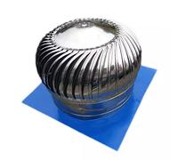Cubierta de ventilación para turbina de techo, cubierta de lluvia, campana giratoria para secadora, ventilador de acero inoxidable para casa, bola de enfriamiento para ventilación de escape de humos
