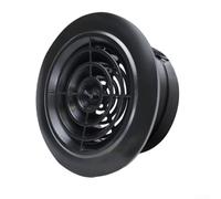 Cubierta de ventilación redonda ajustable con opciones de instalación flexibles para regulación del flujo de aire (125 mm)