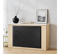 Cubierta de ventilación, Rejilla de Retorno de Aire de Aluminio de 22x30 Pulgadas / 55x75 cm - Cubierta de ventilación Decorativa Negra para baño, Cocina, ático y Armario - Placa de Rejilla