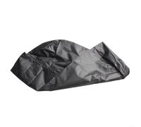 Cubierta de ventilador eléctrico de tela Oxford 210D negra para ventiladores industriales de piso y mesa con correas ajustables para proteger contra el polvo, la lluvia y el daño del sol, 61 x 19 x 61