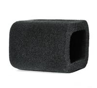 Cubierta de viento de espuma de alta densidad compatible con Fifine AM8 para grabación de estudio, filtro pop para micrófono, podcasting y rendimiento al aire libre (negro)