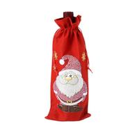 Cubierta de vino de Navidad, adornos de Navidad, decoración de Feliz Navidad 2024 para el año en casa, Feliz Nuevo Natal Noel Regalos de Navidad 2025