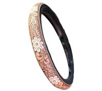 Cubierta de Volante - 15 Pulgadas - para Interior de camión | Decorativas Transpirables para Volante para Mujeres Hombres Coche Taxi SUV camión Viaje Verano Invierno