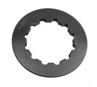 Cubierta de volante de aluminio para uso en bicicleta de carretera que proporciona cobertura sobre el área del volante para soportar un mantenimiento más seguro e inspección de componentes (negro)