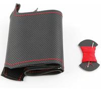 Cubierta de Volante de Cuero de Microfibra para Honda Civic Antiguo 2004-2011 Civic 8 2006 2007 2008 2009 Cosida Cubierta de Volante de Cuero de Negro Bricolaje