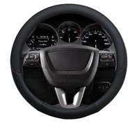 Cubierta de Volante Funda Cuero Sintético Volante Coche para Seat para Altea XL para Freetrack para Altea para Prototipo Accesorios Coche. Cubierta para Volante(Negro)