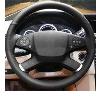 Cubierta de Volante Funda Trenzada Volante Coche Personalizada para Mercedes para Benz Clase E W212 E 300 260 200 2009-2013, Accesorios Interiores. Cubre Volante Auto(Hilo Negro)