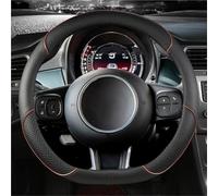 Cubierta de Volante Funda Volante Coche Piel Microfibra para Fiat 500 2007-2022 para 500E 2020 2021 para 500L 2014-2018 para 500X 2015-2022 Accesorios Cubre Volante Auto(Coffee D Shape)