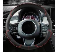 Cubierta de Volante Funda Volante Cuero Microfibra para Fiat 500 2007-2022 para 500E 2020 2021 para 500L 2014-2018 para 500X 2015-2022 Accesorios Coche Cubre Volante Auto(Coffee O Shape)