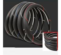 Cubierta de Volante Funda Volante Cuero Microfibra para Fiat 500 2007-2022 para 500E 2020 2021 para 500L 2014-2018 para 500X 2015-2022 Accesorios Coche Cubre Volante Auto(Beige D Shape)