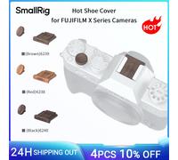 Cubierta de zapata caliente SmallRig para cámaras FUJIFILM con tapa de botón de disparo para FUJIFILM X-E5 / X-Half / X100VI / X100F/X-T50/X-T30 III Brown 6239