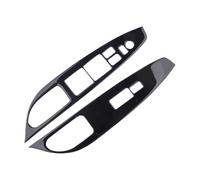 Cubierta decorativa botón 1 juego de cubierta embellecedora para interruptor elevalunas interior coche, apta para Infiniti G25 G35 G37 con volante a la izquierda