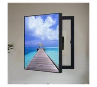 Cubierta Decorativa Caja Fusibles Contadores Eléctricos Decoración para Bricolaje, Hoteles, Hogares, Oficinas, Pasillos BUJNIE(B,35x45cm)