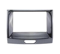 Cubierta Decorativa De ABS Con Acabado En Fibra Carbono Para Ford Para Everest Y Para Ranger 2016-2021 Volante A La Izquierda - LHD(Navigation cover)