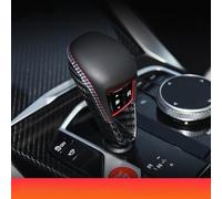 Cubierta decorativa de fibra de carbono para pomo de palanca de cambios para BMW X3M X4M X5 X6M Mejora de acabado interior 2020-2025