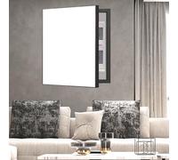 Cubierta decorativa de pared para cajas eléctricas, corrector de caja de medidor de energía, 30 x 40 cm, elegante diseño de un solo color, protector magnético para gabinete, seguro y oculto, paneles