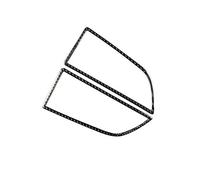 Cubierta decorativa del coche For Porsche Macan 2015-2018 Coche de fibra de carbono Consola de Aire Acondicionado Aire acondicionado Marco de ventilación Etiqueta engomada de decoración Recorte Acceso