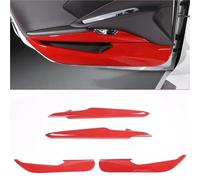 Cubierta Decorativa Embellecedor Interior Panel Puerta ABS para Chevy para Corvette para C8 para Stingray para Z51 Z06 (2020-2023) Coche Pegatina Decorativa(Style 5 4PCS)