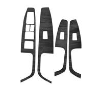 Cubierta Decorativa Embellecedores Paneles Interruptores Ventanilla Vinilo Textura Carbono 5D para Hyundai para Elantra 2017-2020 LHD Coche Pegatina Decorativa