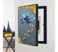 Cubierta Decorativa Grande para Caja Eléctrica Moderna, Tapa Oculta para Caja de Fusibles de Pared, Panel Eléctrico de Apertura Lateral, Decoración Minimalista para Hogar.(A23,40x60cm,Right door)