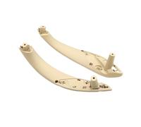 Cubierta Decorativa Panel Tirador puerta interior con moldura para Serie 3 F30 F80 F31 F32 F33 F34 F35 F36, años 2013 a 2018 Funda Decoración Panel(Beige 2pcs Set)