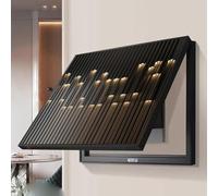 Cubierta decorativa para caja de fusibles;Artistic wall-mounted circuit breaker panel cover,decorative fuse box cover;Decorative distribution cover;(C,45 * 55cm/17.7 * 21.7in)