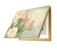 Cubierta decorativa para caja de fusibles: fácil de abrir, cerrar, limpiar e instalar, mejora la estética de salas de estar y oficinas