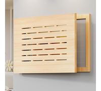 Cubierta Decorativa Para Caja De Interruptores, Cubierta Oculta Para Panel Eléctrico, Con Orificios Para Disipar El Calor, Montaje En Pared, Fácil De Instalar(Wood 2,60 * 50cm/23.6 * 19.7in)