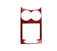 Cubierta Decorativa Para El Panel De La Ranura Del Portavasos De La Consola Central Adhesivos Interiores Para Porsche Para Macan 2014-2021 DYDGUTUFB(Red)