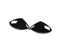 Cubierta Decorativa Para Espejo Retrovisor Coche Para Alfa Romeo Para Stelvio 2017-2024 Embellecedor Exterior ABS, Pegatinas Para Espejo Accesorios FIXCOR(Black)