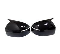 Cubierta Decorativa Para Espejo Retrovisor Para Hyundai Para Santa Para Fe 2024 Fibra De Carbono Tapas para espejos(Gloss Black)