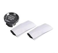 Cubierta decorativa para interruptor de botón de motor con ajuste preciso para Jaguar XF XE F Pace 2016 2019, material plástico para uso automotriz