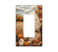 Cubierta decorativa para interruptor de luz con diseño de perro cocker spaniel, 1 banda, placa frontal eléctrica de otoño para cocina, baño, decoración de cubierta de interruptor de cachorro