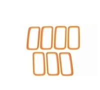 Cubierta Decorativa Para Lámpara De Faro Parrilla Delantera Coche Accesorios Exteriores Para Jeep Para Renegade 2019 2020 2021 2022 2023 2024 Parrilla Delantera(Grille A)