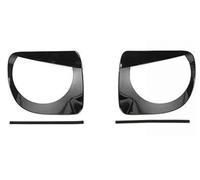 Cubierta Decorativa Para Lámpara De Faro Parrilla Delantera Coche Accesorios Exteriores Para Jeep Para Renegade 2019 2020 2021 2022 2023 2024 Parrilla Delantera(Headlight A)