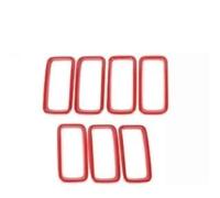 Cubierta Decorativa Para Lámpara Faro Parrilla Delantera De Coche Accesorios Exteriores Para Jeep para Renegade 2019 2020 2021 2022 2023 2024 Parrilla Delantera(Grille B)